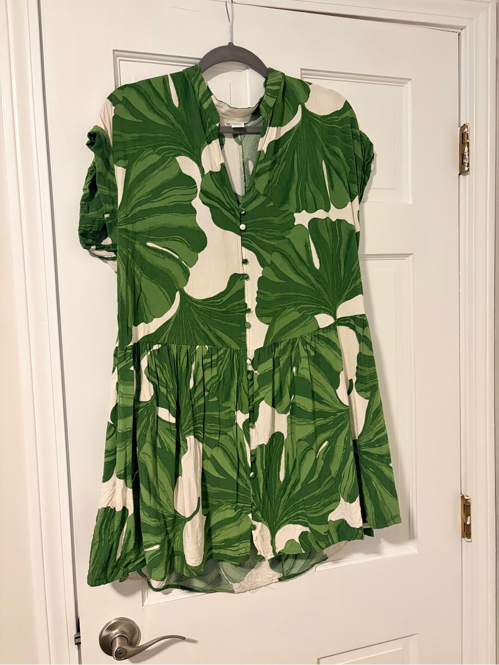 H&M crinkled tunic dress